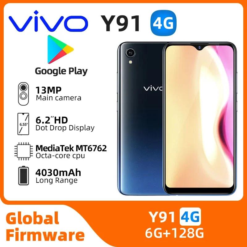 VIVO Y91 ȵ̵ 4G   6.2 ġ, 6GB RAM, 128GB ROM,  ,  ,  ߰ ȭ